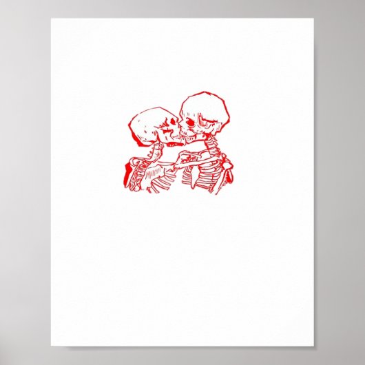Bis der Tod uns scheidet (Rot Transparent) Poster (Vorne)