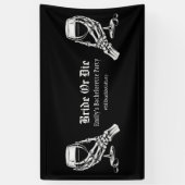 Bis der Tod uns scheidet, Schwarz-Gotische Jungges Banner (Vertikal)