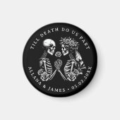 Bis der Tod uns Teil der gotischen Hochzeit Magnet (Vorne)