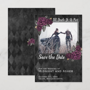 Bis der Tod uns Teil der gotischen Rose Save the D Date