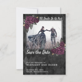 Bis der Tod uns Teil der gotischen Rose Save the D Save The Date