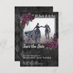 Bis der Tod uns Teil der gotischen Rose Save the D Save The Date