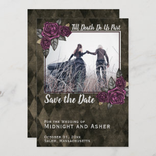 Bis der Tod uns Teil der gotischen Rose Save the D Save The Date