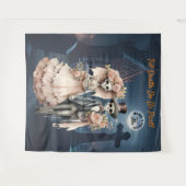 Bis der Tod uns Teil Halloween Hangabend Wandteppich (Vorderseite (Horizontal))