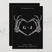 Bis der Tod uns Teil macht Einladung (Vorne/Hinten)