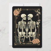 Bis der Tod uns Teil macht | Save the Date Einladu Einladung (Rückseite)