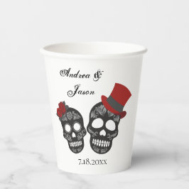 Bis der Tod uns Teil macht | Schwarze und Rote Hoc Pappbecher