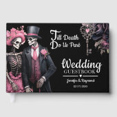 Bis der Tod uns Teil macht | Skeletts Gothic Weddi Gästebuch (Vorderseite)