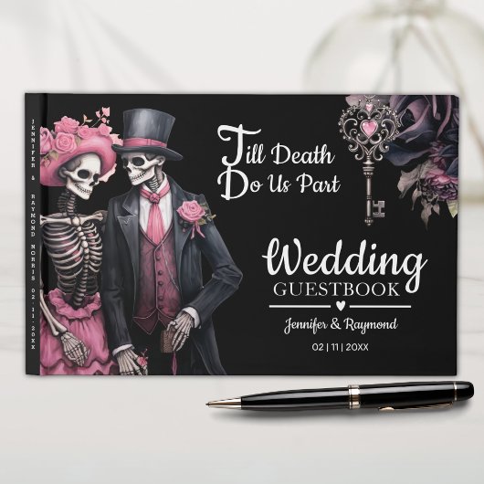 Bis der Tod uns Teil macht | Skeletts Gothic Weddi Gästebuch