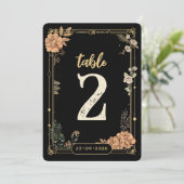 Bis der Tod uns Teil macht | TISCHNUMMER (Stehend Vorderseite)