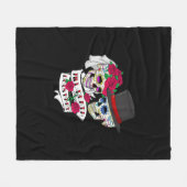 Bis der Tod uns Teil Schädel Fleecedecke (Vorderseite (Horizontal))