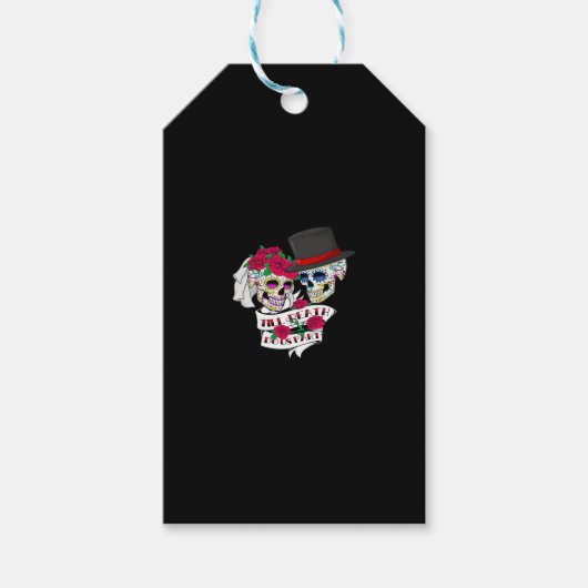 Bis der Tod uns Teil Schädel Geschenkanhänger (Vorderseite)