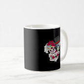 Bis der Tod uns Teil Schädel Kaffeetasse (VorderseiteRechts)