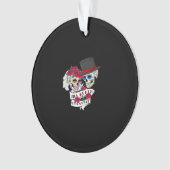 Bis der Tod uns Teil Schädel Ornament (Vorderseite)