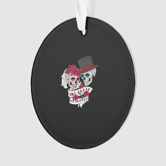 Bis der Tod uns Teil Schädel Ornament (Vorderseite)