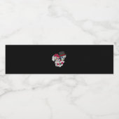 Bis der Tod uns Teil Schädel Wasserflaschenetikett (Einzelnes Label)