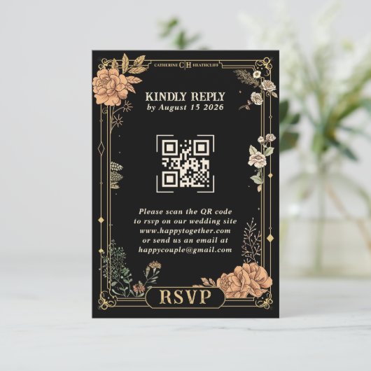 Bis der Tod uns Teil UAWG RSVP Karte (Stehend Vorderseite)