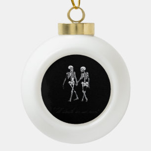 Bis der Tod uns zum klassischen Design des Grabmal Keramik Kugel-Ornament