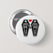 Bis der Tod uns zusammen tut - weiß kein Klassiker Button (Vorne & Hinten)