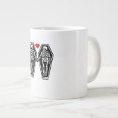 Bis der Tod uns zusammen tut - weiß kein Klassiker Jumbo-Tasse (Vorderseite Rechts)