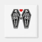 Bis der Tod uns zusammen tut - weiß kein Klassiker Magnet (Vorne)