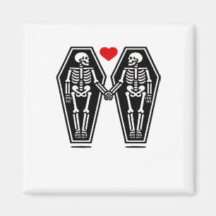 Bis der Tod uns zusammen tut - weiß kein Klassiker Magnet