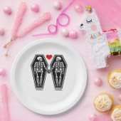 Bis der Tod uns zusammen tut - weiß kein Klassiker Pappteller (Party)