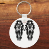 Bis der Tod uns zusammen tut - weiß kein Klassiker Schlüsselanhänger (Vorderseite)