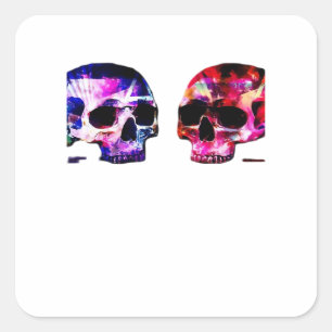 Bis der Tod uns zusammenführt Quadratischer Aufkleber