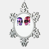 Bis der Tod uns zusammenführt Schneeflocken Zinn-Ornament (Rechts)