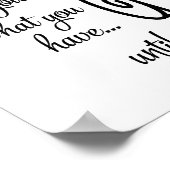 Bis die Einrichtung des Bades nicht mehr ganz neu Poster (Ecke)