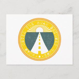 bis die Straße Zuhause wird Postkarte