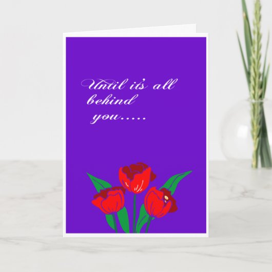 Bis du dich in Schwierigkeiten befindest Karte (Vorderseite)