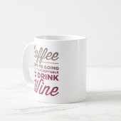 Bis es akzeptabel ist, Wein Tasse zu trinken (Vorderseite Links)