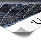 Bis es keine gibt, adoptier eins (Aquarell) Poster (Ecke)