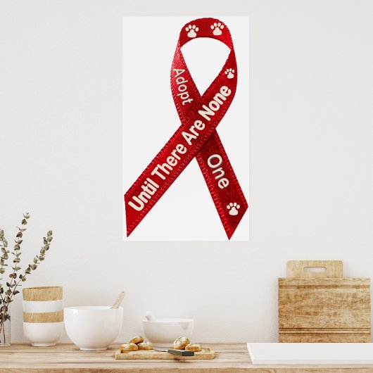 Bis es keine gibt, Adoptier eins Poster (Küche)