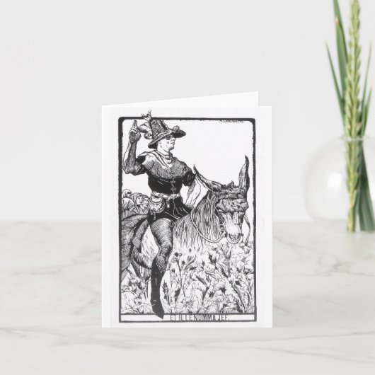 Bis Eulenspiegel Notecard Karte (Vorderseite)