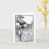 Bis Eulenspiegel Notecard Karte (Gelbe Blume)