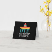 Bis Fiesta DTF - Funny Cinco de Mayo Karte (Gelbe Blume)