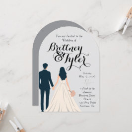 Bis Forever-Brittney Hochzeits-Einladung Einladung