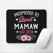 bis Great Mamaw Est 2024 Blume Mousepad (Mit Mouse)