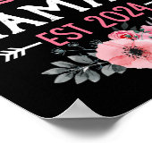 bis Great Mamaw Est 2024 Blume Poster (Ecke)