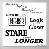 Bis heute Zitat Poster (Vorne)