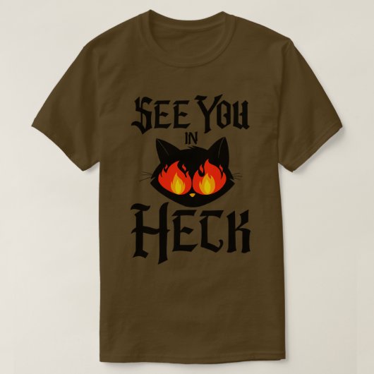 Bis in Heck T-Shirt (Design vorne)