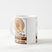 Bis jemand gefeuert wird Hobby Töpferei Pro Töpfer Kaffeetasse (Vorderseite Links)