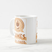 Bis jemand gefeuert wird Hobby Töpferei Pro Töpfer Kaffeetasse (Vorderseite Links)