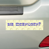 BIS Meshugeh? Autoaufkleber (Auf Auto)