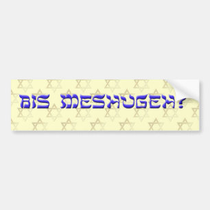 BIS Meshugeh? Autoaufkleber