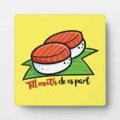 Bis Mund machen wir Teilplakette Fotoplatte (Vorderseite)