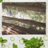 Bis Redwoods II im Muir Woods National Monument Geschirrtuch (Gefaltet)